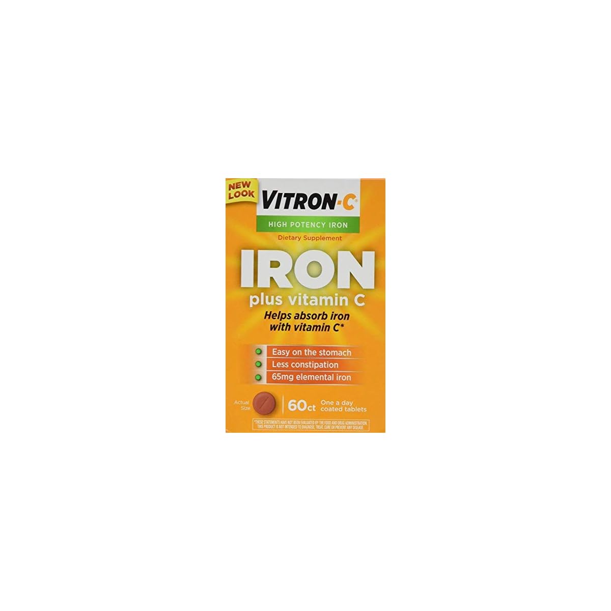 VITRON-C TB 60 65MG FE