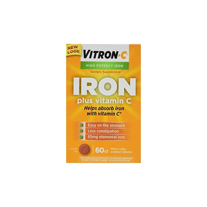 VITRON-C IRON+VIT C FOR WMN TAB 60CT