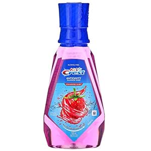 Crest Rinse Anti-Cavity Fluoride Strawberry 16.9oz
