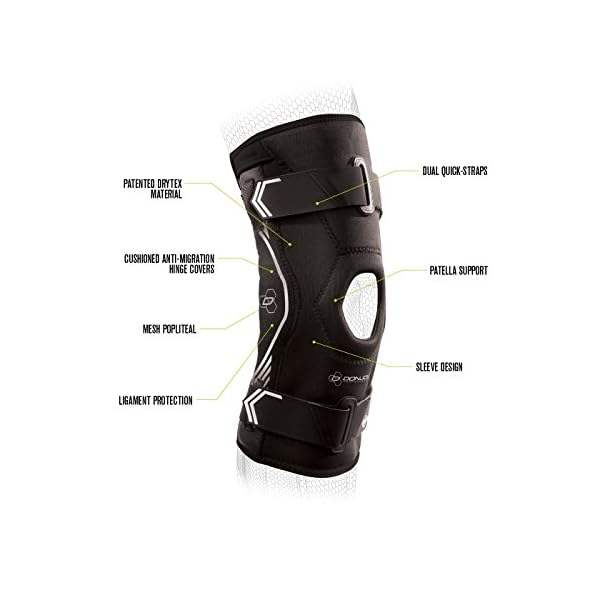 DONJOY BIONIC BCK WRP BLK XL DSHP