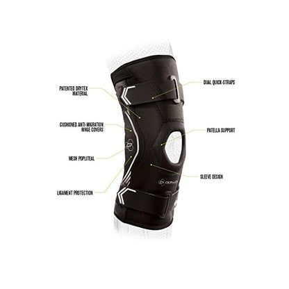 DONJOY BIONIC BCK WRP BLK XL DSHP