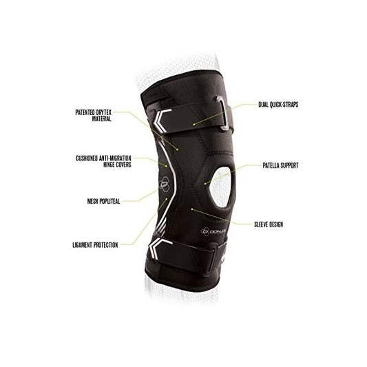 DONJOY BIONIC BCK WRP BLK XL DSHP