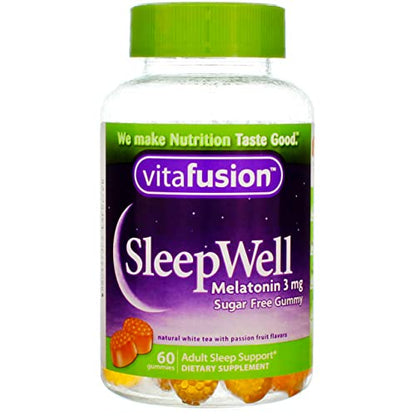 VITAFUSION SLEEP S/F PCH&WHT TEA GMY 140