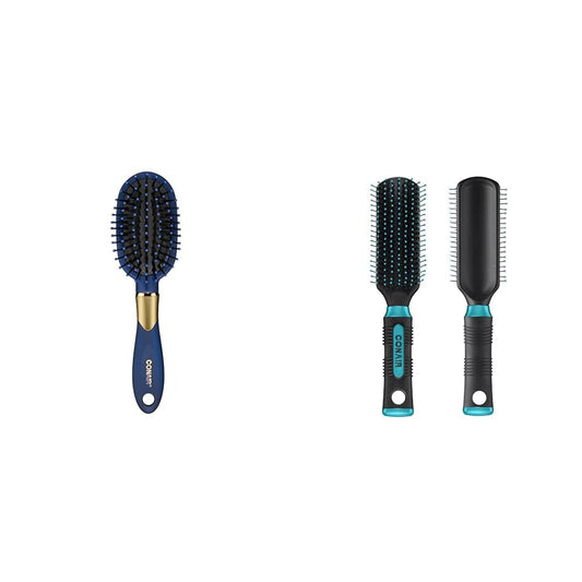 CONAIR Velvet Touch Detangling Brushes, 2 count