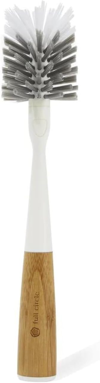 FULL CIRCLE BOTTLE BRUSH,CLN RCH,WHT