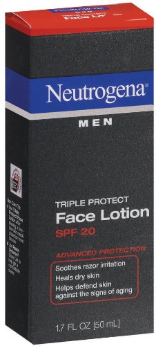 NEUTROGENA MEN LOTION TRIPLE SPF20 1.7OZ