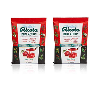 RICOLA BAG DUAL ACTION CHERRY 19CT