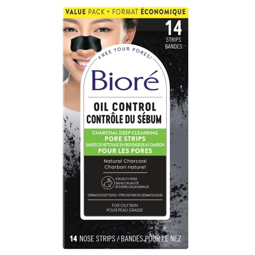 BIORE CHARCOAL PORE STRIPS  6CT