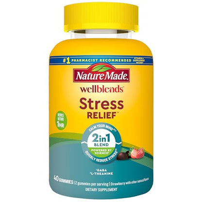 WELLBLENDS STRESS RELIEF GMY 40CT NAT MD