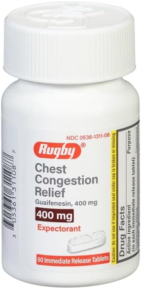 GUAIFENESIN COUGH SYR 118 ML RUGBY