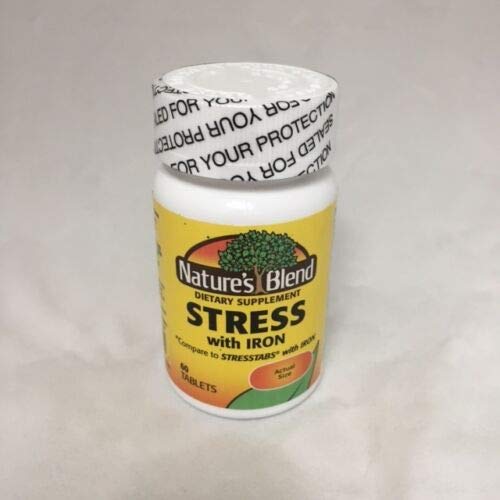 NAT B STRESS FORMULA W/IRON TB 60