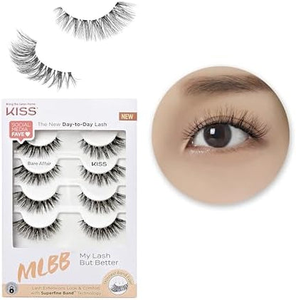KISS My Lash but Better 4-Pair Multipack - Well Blended