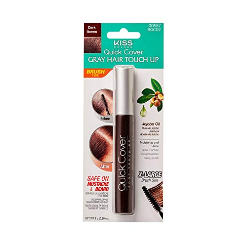 Kiss Red Root Touch-Up Brush Natural Dark Brown (3in)