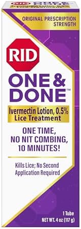 RID ONE&DONE IVERMECTIN LICE TRT LOT 4OZ