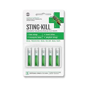 STING KILL DISPOSABLE SWAB BOX 5CT