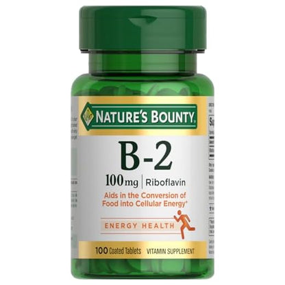VIT B2 100MG TABLET 100CT NAT BOUNTY