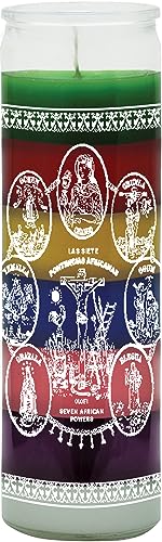 Star Candle Prayer Candle, 8in - Seven African Powers