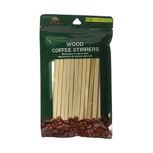 Countertop café Wood Stirs, 100 count