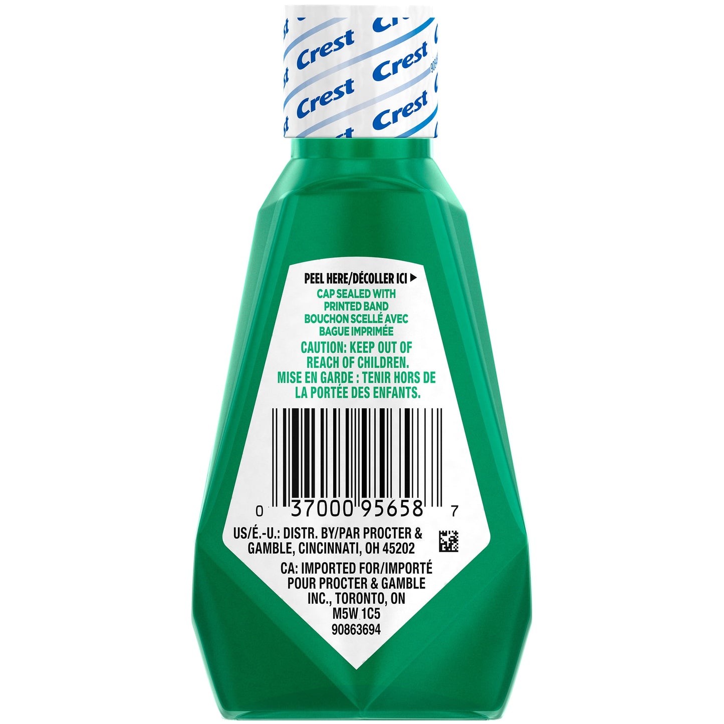 Crest + Scope Mouthwash - Original Mint, 1.2 oz