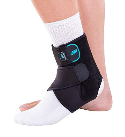ANKLE STABILIZING BRACE BLK S/M DS