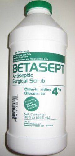 BETASEPT SCRUB 4% NO PUMP 32OZ