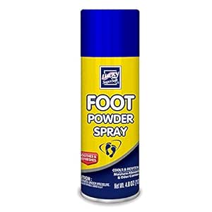 LUCKY Super Soft Pure Cornstarch Foot Powder Spray