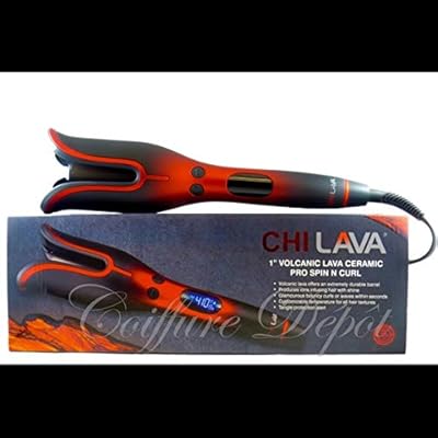 CHI Matte Black Ceramic Spin N Curl, 1 inch