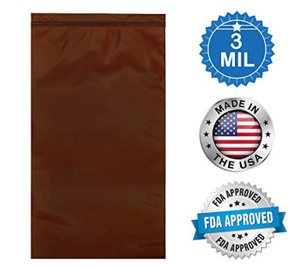 AMBER RECLOS ZIP 2 ML 8X14 BAG 1000CT