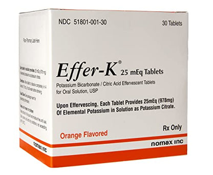 EFFER-K TB 20MEQ 30UD UNFLAVORED