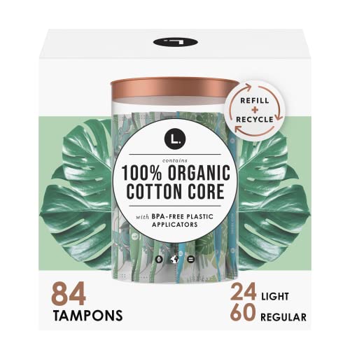 Organic Cotton Tampons; Regular & Unscented