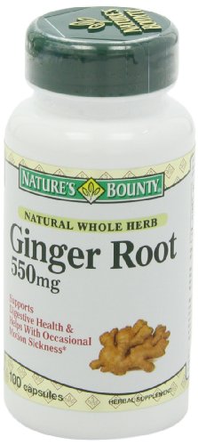 GINGER ROOT 550MG CAP 100CT NAT BOUNTY