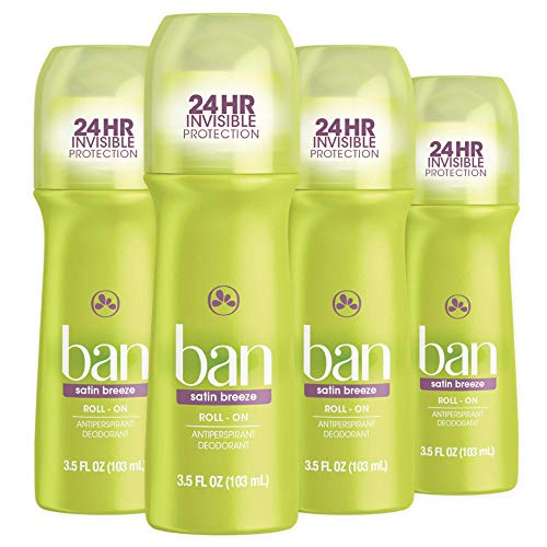 Ban Deodorant 3.5oz Roll-On 24 Hr Satin Breeze