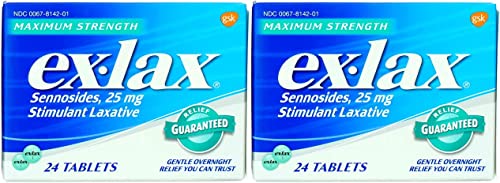 EX-LAX MAX RELIEF TB 25MG 24