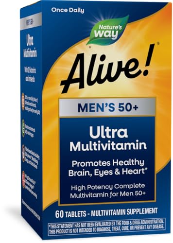 ALIVE MENS 50+ CW 60 GUMMIES