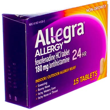 ALLEGRA OTC 24HR 180MG TAB 15CT