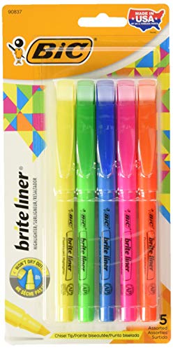 BIC BRITE LINER 6X5 ASSORTED