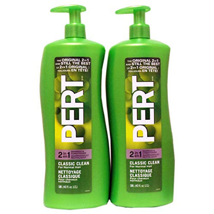 Pert Plus 2-in-1 Shampoo & Conditioner - Classic Clean, 1.70 oz