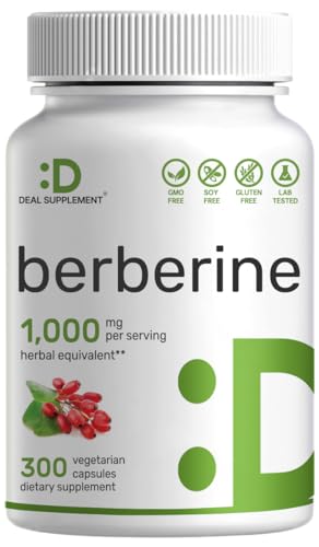 BERBERINE HCL 1000 MG CAP 60CT 21ST CENT