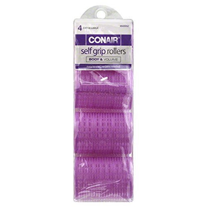 CONAIR Styling Essentials Self Grip Rollers - Large, 4 count