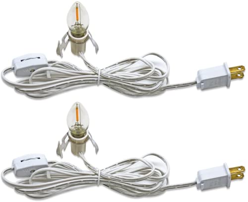 GE Lighting Specialty C7 LED Light Bulb, Night Light Bulb Replacement, Soft White, 2 Pack
