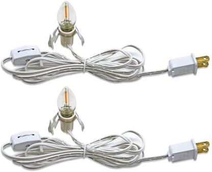 GE Lighting Specialty C7 LED Light Bulb, Night Light Bulb Replacement, Soft White, 2 Pack