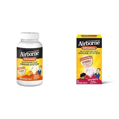 AIRBORNE ADVANCED CHEW TAB CITRUS 44CT
