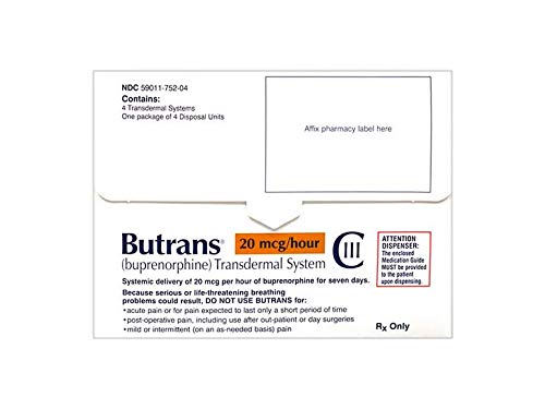 BUTRANS AP 7.5MCG/H 4 TD SYS   C3