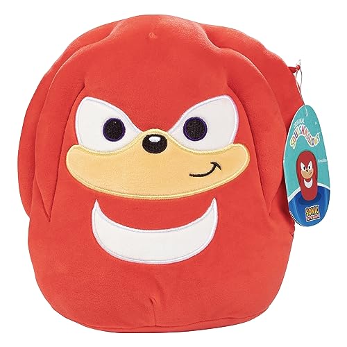 License 2 Play Squishmallows 8 Inch Sega Sonic and Knuckles Plush, Assorted