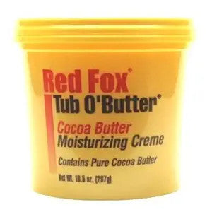 Red Fox Tub O Butter Cocoa Butter 12oz Jar