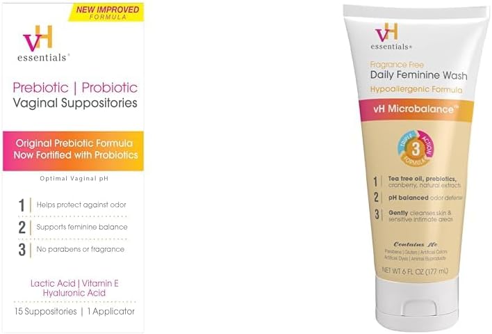 VH ESSENTIALS VAGINAL SUPPOSITORIES,PRE