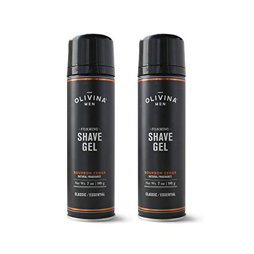 OLIVINA MEN SHAVE CREAM,BOURBON CEDAR