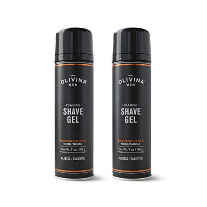 OLIVINA MEN SHAVE CREAM,BOURBON CEDAR