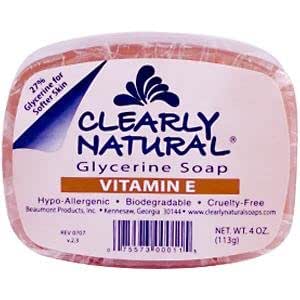 CLEARLY NATURAL BAR SOAP,GLYC,VITAMIN E