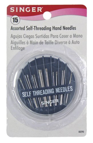SINGER Self-Threading Hand Needles, 10 Count